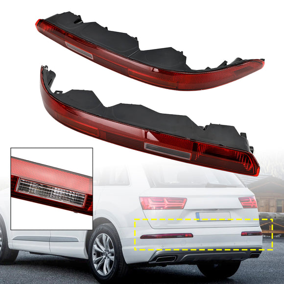 L + R Lampa tylna tylnego zderzaka Zespół lampy przeciwmgielnej 4M0945095 96 Dla AUDI Q7 2016-2023