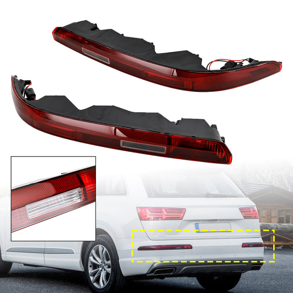 L+R Heckstoßstange Rückleuchte Nebelscheinwerfer Baugruppe 4M0945095A 96A für AUDI Q7 2016–2023