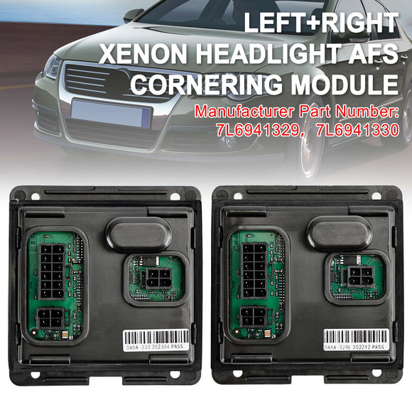 Links + Rechts Xenon-Scheinwerfer AFS Kurvenmodul 7L6941329 7L6941330 Für VW Passat