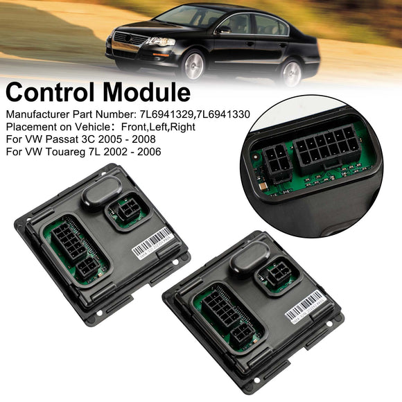 Links + Rechts Xenon-Scheinwerfer AFS Kurvenmodul 7L6941329 7L6941330 Für VW Passat