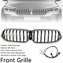 Grade frontal preta brilhante em forma de rim para BMW Série 6 G32 2020-2025-1