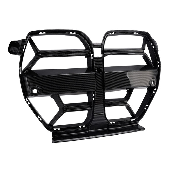 CSL Style Front Bumper Grill Grille Fit BMW M3 G80 M4 G82 2021-2026 Gloss Black