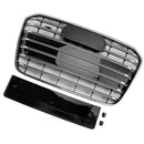 Rejilla de parachoques delantero estilo S6 compatible con Audi A6 C7 2012-2015 cromada-15