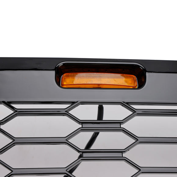 Vervanging ABS Voorbumper Grille Grill Fit Ford F150 2021-2023 Raptor W/LED