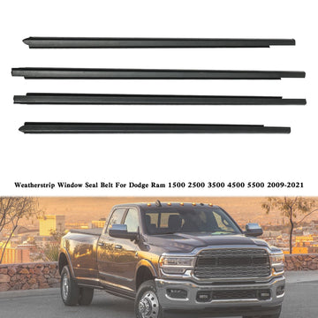 Weatherstrip Window Seal Belt 55112376AH 55372138AH For Dodge Ram 4500 5500 Crew Cab 2011-2021 - 0