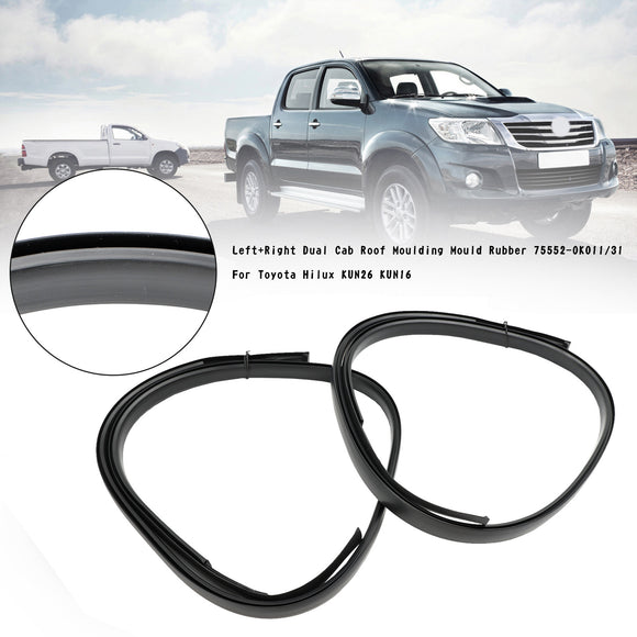 Dual Cab Dachformform Gummi 75552-0K011/31 für Toyota Hilux KUN26 KUN16 TGN16 TGN26 GGN15 GGN25
