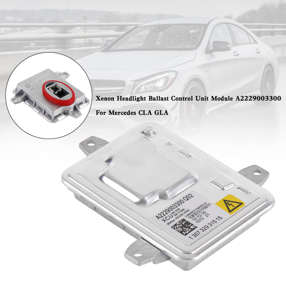 Xenon Headlight Ballast Control Unit Module A2229003300 For 2011-2018 Mercedes CLA GLA / Cadillac CTS XTS / Dodge Dart / Volvo C30 C70 / Land Rover Range Rover