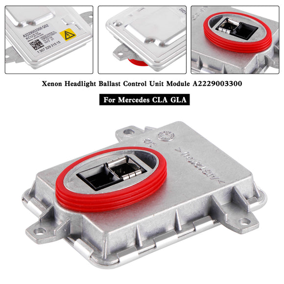 Xenon Headlight Ballast Control Unit Module A2229003300 For 2011-2018 Mercedes CLA GLA / Cadillac CTS XTS / Dodge Dart / Volvo C30 C70 / Land Rover Range Rover