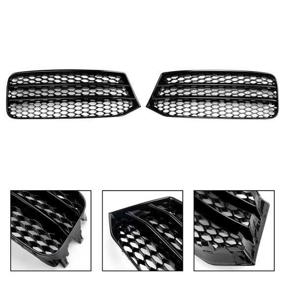 2015-2018 Audi A1 8X Honeycomb Lower Grile Front Bumper Pair Fog Light Cover Grill 8XA807681B 8XA807682B