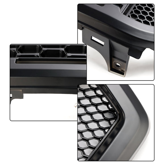 Ford Ranger 2019-2023 Grille de pare-chocs avant Raptor/Nid d'abeille/Grille noire de style maille