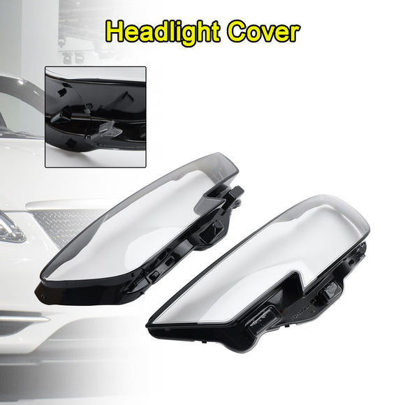 Left +Right Headlight Lens Plastic Cover Shell 8V0941783,8V0941784 For Audi A3 2017-2020