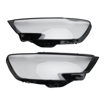 Left +Right Headlight Lens Plastic Cover Shell 8V0941783,8V0941784 For Audi A3 2017-2020