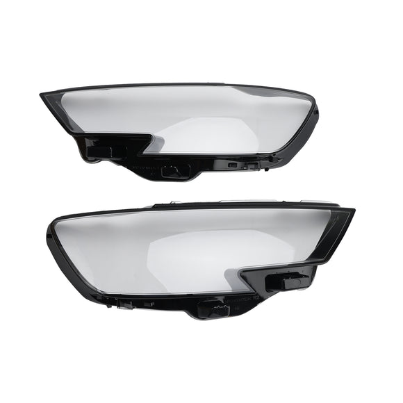 Left +Right Headlight Lens Plastic Cover Shell 8V0941783,8V0941784 For Audi A3 2017-2020