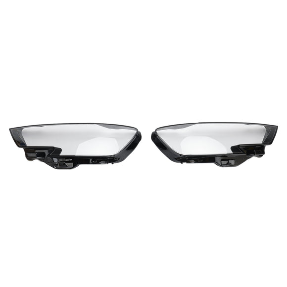 Left +Right Headlight Lens Plastic Cover Shell 8V0941783,8V0941784 For Audi A3 2017-2020