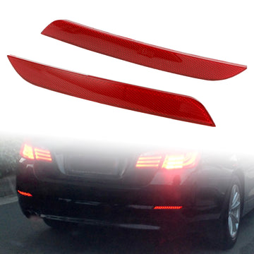 Tail Fog Lamps Light Rear Bumper Reflector Pair For BMW 5-series F10/F18 10-13 - 0