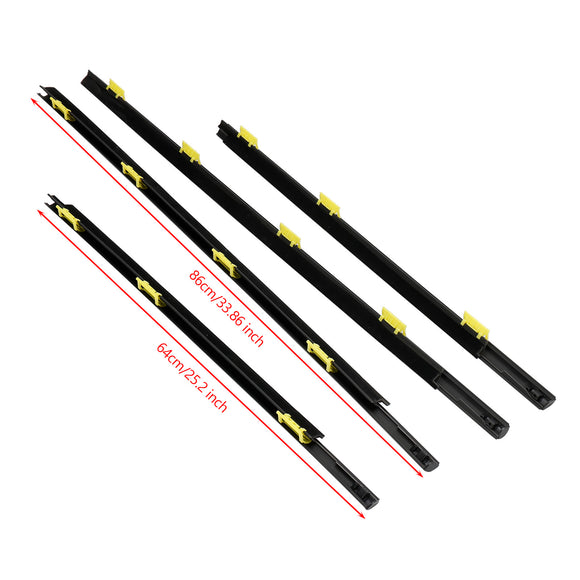 4 STKS Tochtstrip Venster Afdichting Riem 72410-SCA-E01 Voor Honda CR-V CRV 2002-2006