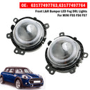 LED Front Bumper Left & Right Fog Light Lamp For BMW Mini F55 F56 F54 F57-5