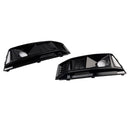 2PCS Black Front Bumper Foglight Grille Grill Fit Audi A4 B9 S4 2016-2019-11