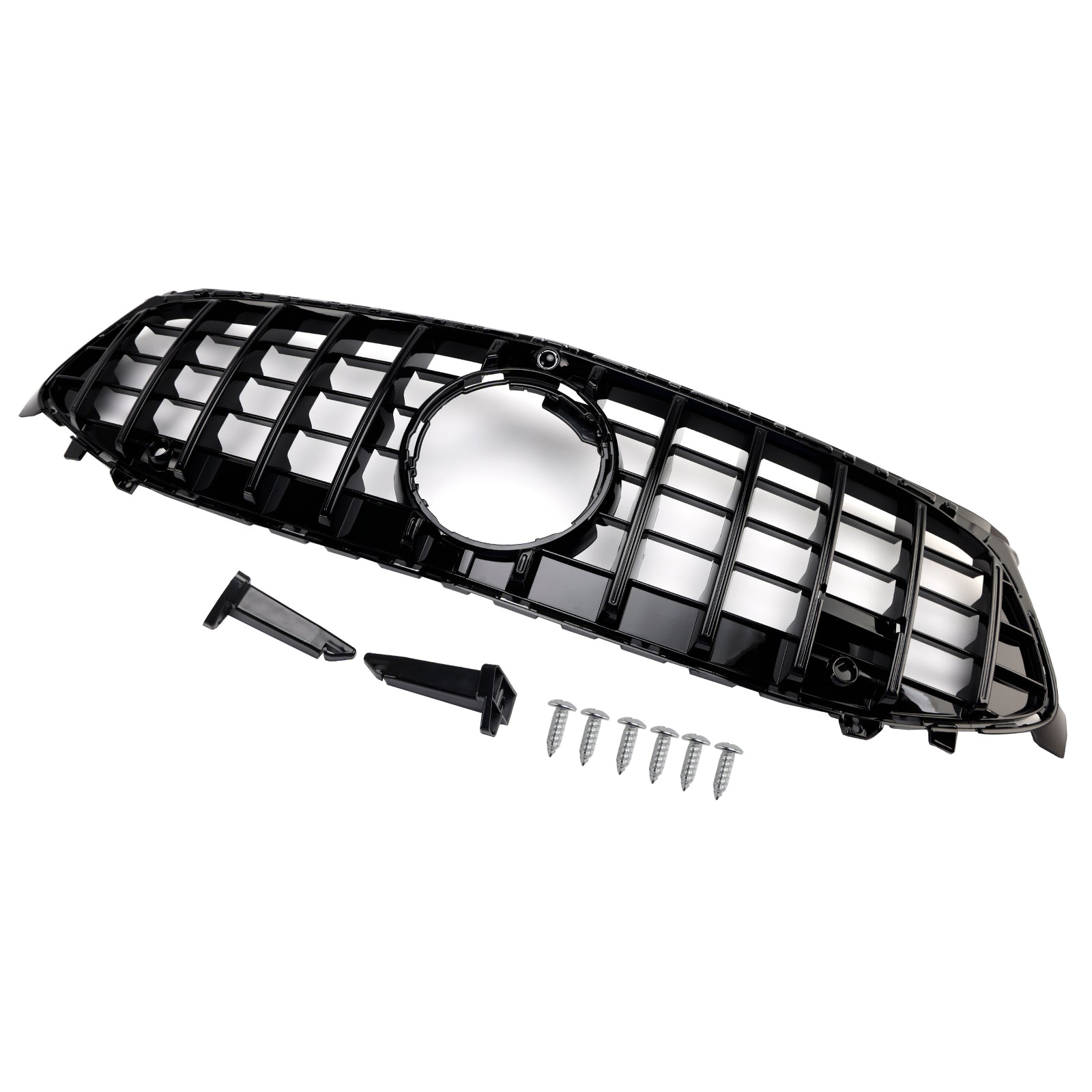 Mercedes Clase CLA W118 Parrilla de parachoques delantera negra estilo GTR C118 2024-2025