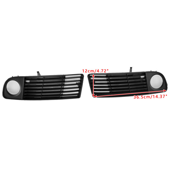 Audi A6 C5 1998-2001 2PCS Front Lower Bumper Grill Fog Light Cover Grille