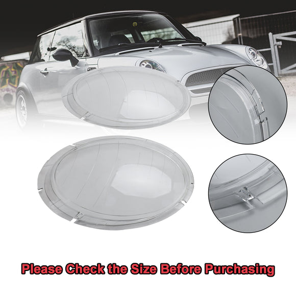 Vasen + oikea ajovalon linssin muovikuori 63126911701 02 Mini Cooper R50 R53