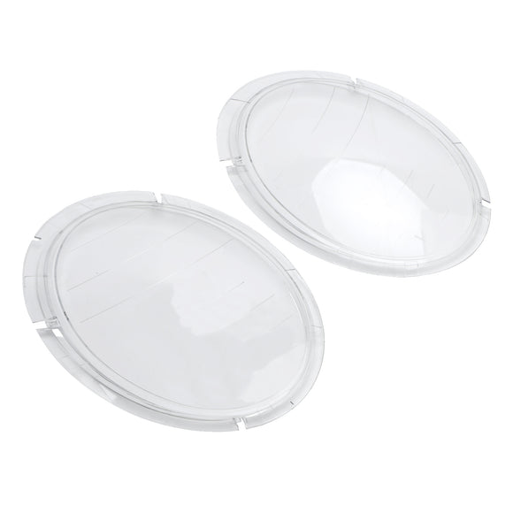 Vasen + oikea ajovalon linssin muovikuori 63126911701 02 Mini Cooper R50 R53