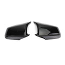 Tapa de cubierta de espejo lateral de puerta, color negro, para BMW Serie 5 F10/F11/F18 Pre-LCI 11-13-10