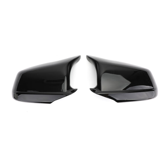 Tapa de cubierta de espejo lateral de puerta, color negro, para BMW Serie 5 F10/F11/F18 Pre-LCI 11-13