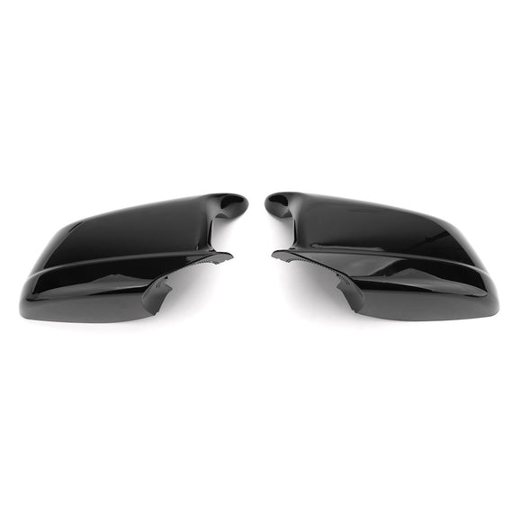 Tapa de cubierta de espejo lateral de puerta, color negro, para BMW Serie 5 F10/F11/F18 Pre-LCI 11-13