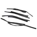 Moldura de sello de goma de vidrio para puerta de 4 Uds para Toyota Land Cruiser FJ80 LX450 91-1997-1
