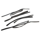 Moldura de sello de goma de vidrio para puerta de 4 Uds para Toyota Land Cruiser FJ80 LX450 91-1997-10