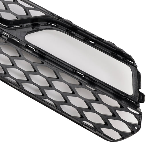 2013-2016 AUDI A3 S-Line 8V Front Lower Bumper Fog Light Cover Grill Honeycomb Black Grill