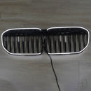 Grade dianteira preta brilhante de ripa única adequada para BMW Série 7 G11 G12 2019-2022-11