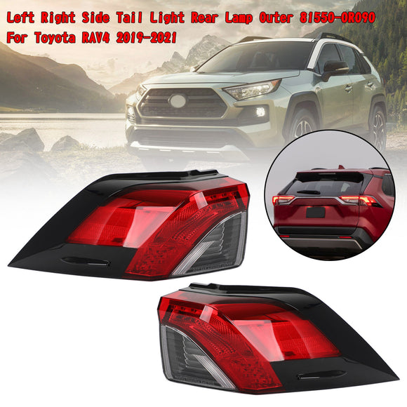 L+R sivutakavalon takavalon ulkovalo 81560/81550-0R090 Toyota RAV4 2019-2021