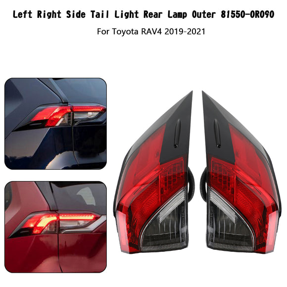 L+R sivutakavalon takavalon ulkovalo 81560/81550-0R090 Toyota RAV4 2019-2021