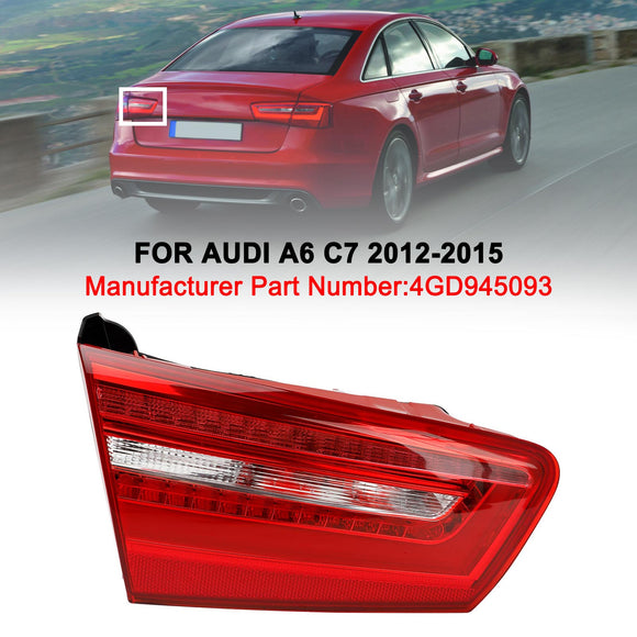 Takatilan vasen sisempi LED-takavalolamppu AUDI A6 C7 2012-2015