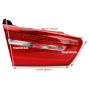 Takatilan vasen sisempi LED-takavalolamppu AUDI A6 C7 2012-2015-2