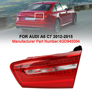 AUDI A6 C7 Saloon/Sedan 2012-2015 Right Inner Trunk LED Tail Light Lamp 4GD945094 - 0