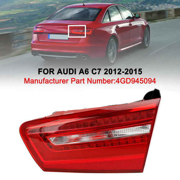 Right Inner Trunk LED Tail Light Lamp For AUDI A6 C7 2012-2015