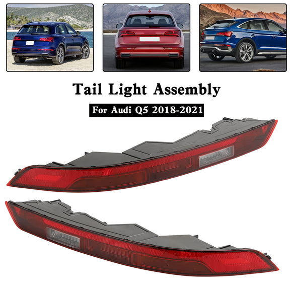 Hinten L+R Seite Untere Heckbremse Stoßstange Licht 80A945069/70 Für Audi Q5 2018-2021