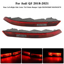 Hinten L+R Seite Untere Heckbremse Stoßstange Licht 80A945069/70 Für Audi Q5 2018-2021-7
