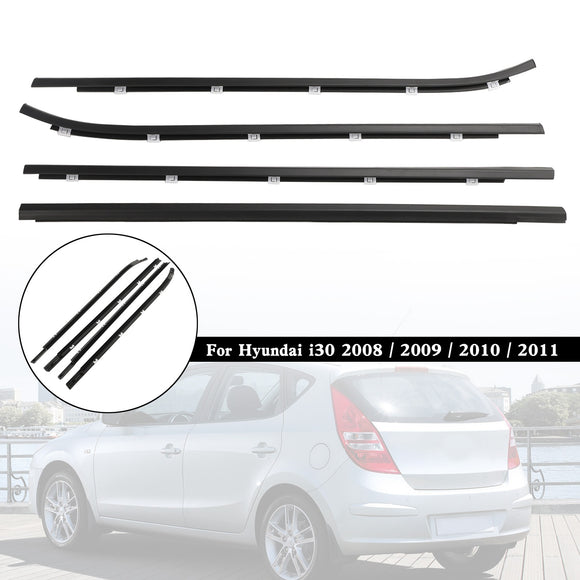 4 Uds. Cinturón burlete de puerta exterior 822102L000 para Hyundai i30 2008-2011