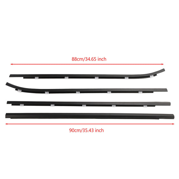 4 Uds. Cinturón burlete de puerta exterior 822102L000 para Hyundai i30 2008-2011