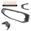 Embellecedor de luz antiniebla del lado del pasajero delantero 6BU58TZZAA para Jeep Gladiator 2020-2023-4