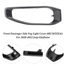 Embellecedor de luz antiniebla del lado del pasajero delantero 6BU58TZZAA para Jeep Gladiator 2020-2023-6