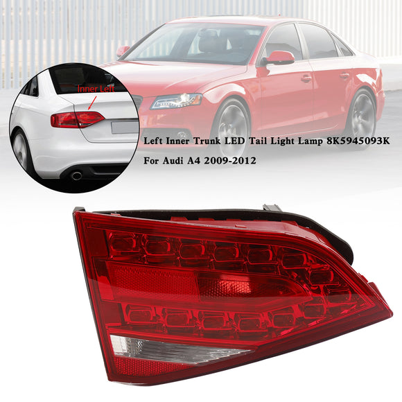 Left Inner Trunk LED Tail Light Lamp For Audi A4 2009-2012