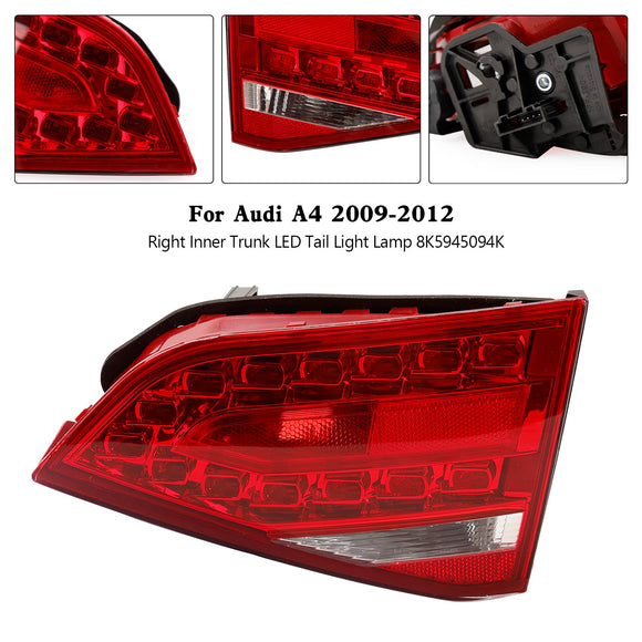 Takatilan oikeanpuoleinen LED-takavalolamppu Audi A4 2009-2012