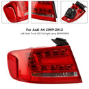 Feu arrière LED pour coffre extérieur gauche, pour Audi A4 2009 – 2012-7
