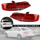 4pcs Outer+Inner Trunk LED Tail Light Lamp For Audi A4 2009-2012-5