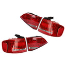 4pcs Outer+Inner Trunk LED Tail Light Lamp For Audi A4 2009-2012-22